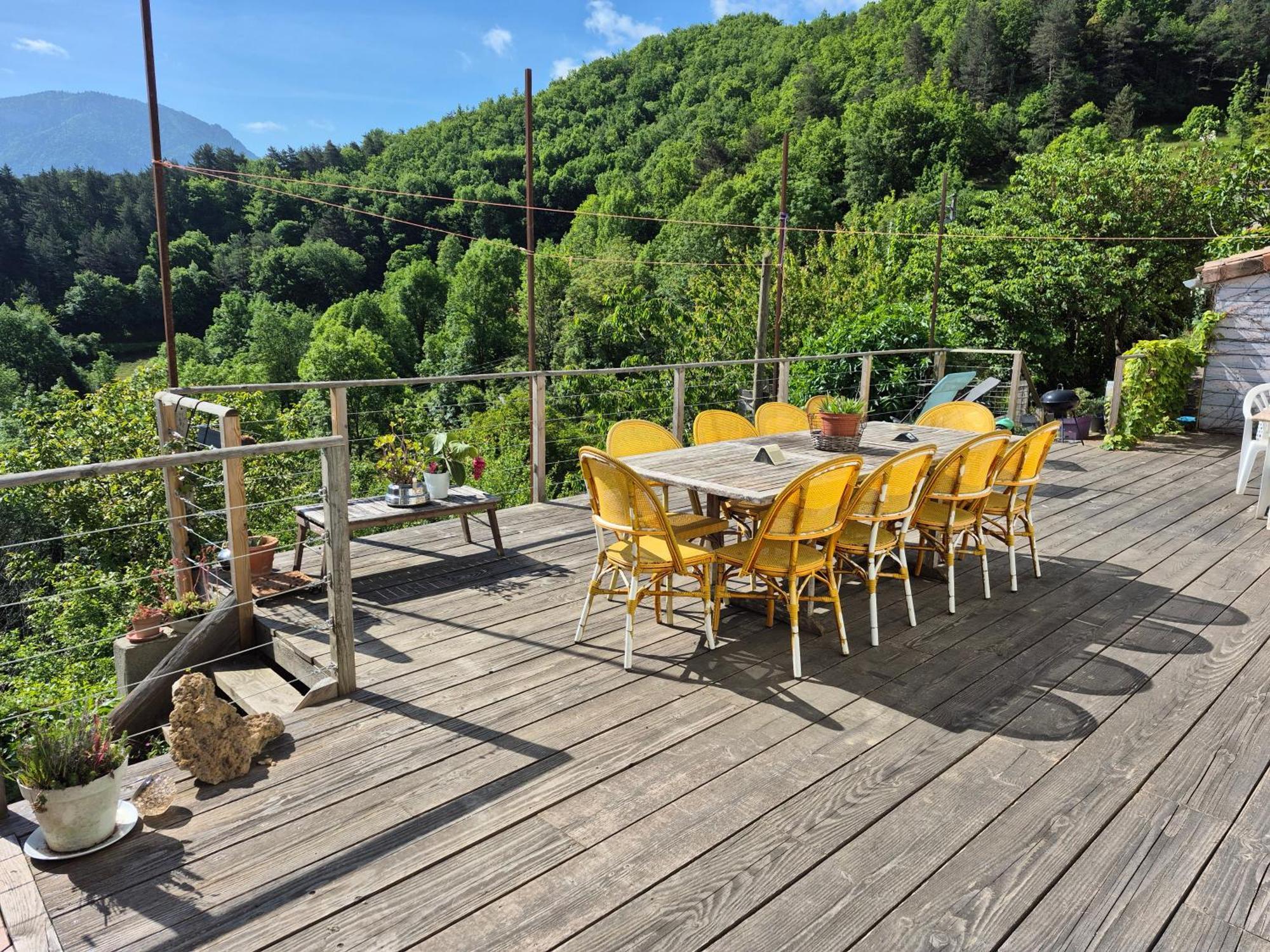 Grande Terrasse Avec Vue Entre Mediterranee Et Pays Cathare Cailla المظهر الخارجي الصورة