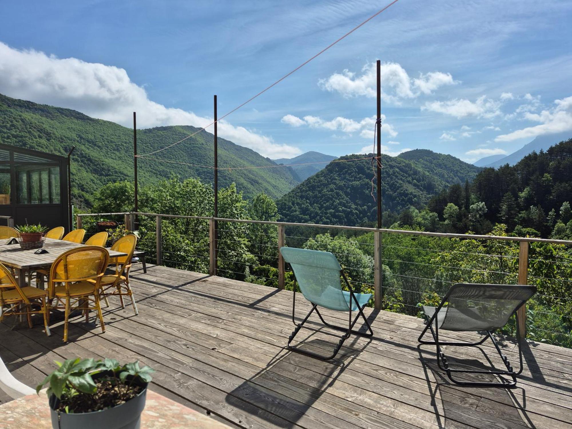 Grande Terrasse Avec Vue Entre Mediterranee Et Pays Cathare Cailla المظهر الخارجي الصورة